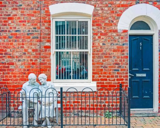 Couple Sculpture Paint by numbers