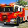 Fire Truck Paint by numbers
