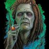 Frankenstein Smoking paint by numbers
