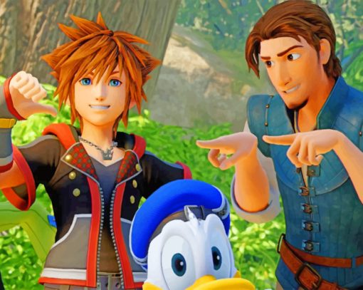 Kingdom Hearts Disney Paint by numbers