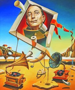 Salvador Dali paint by numbers