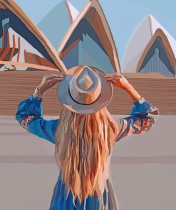 Traveler Girl Paint by numbers