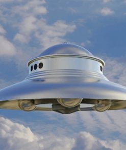 Flying Ufo Paint by numbers