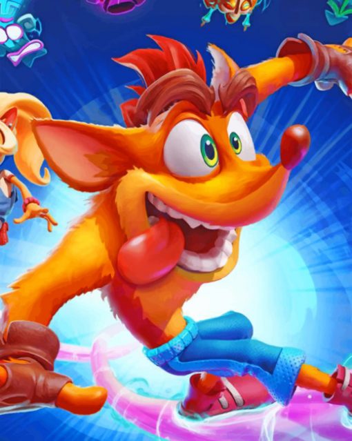 Crash-Bandicoot-game-paint-by-number-1