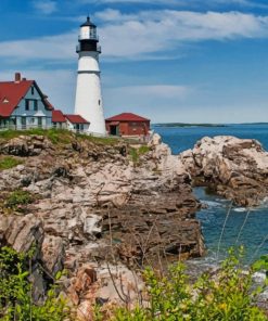 Portland-Head-Light-maine-paint-by-number