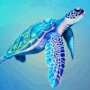Sea-turtle-paint-by-number