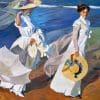 Women Walking On The Beach