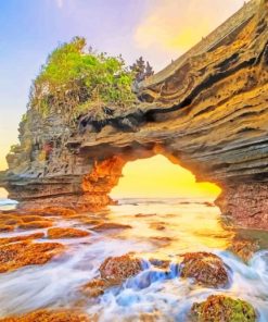 Tanah Lot Indonesia paint by numbers