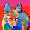 abstract-colorful-coyote-paint-by-number