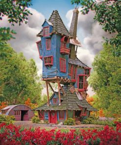 aesthetic-bird-house-paint-by-number-1