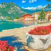 Aesthetic Lake Garda ppiant by numbers