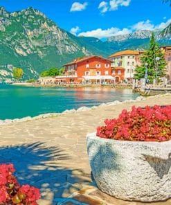 Aesthetic Lake Garda ppiant by numbers