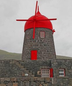 Azores Buildings Windmill
