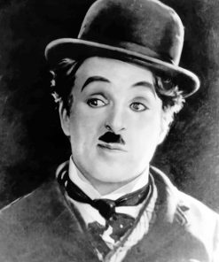 Charlie Chaplin paint by numbers