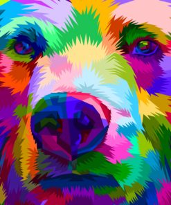 colorful-bear-face-paint-by-number