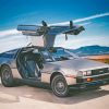 Delorean Car paint by numbers