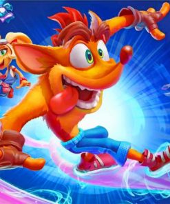 Crash Bandicoot Game paint by numbers