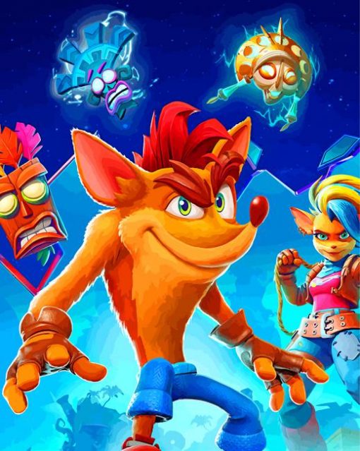 crash-bandicoot-gaming-paint-by-numbers