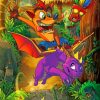 crash-bandicoot-illustration-paint-by-number