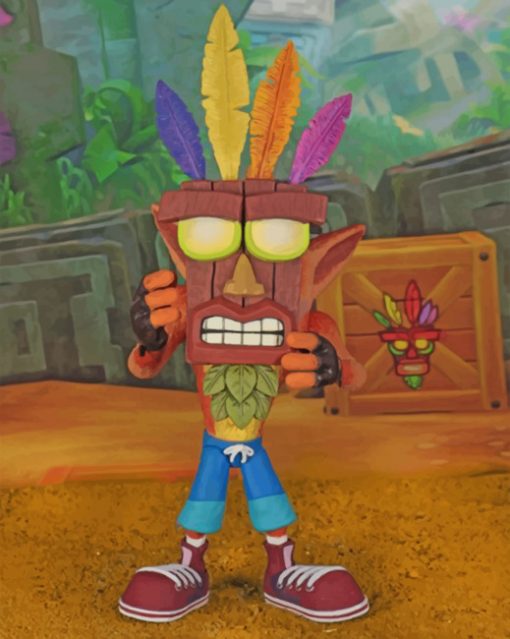 crash-bandicoot-paint-by-number-1