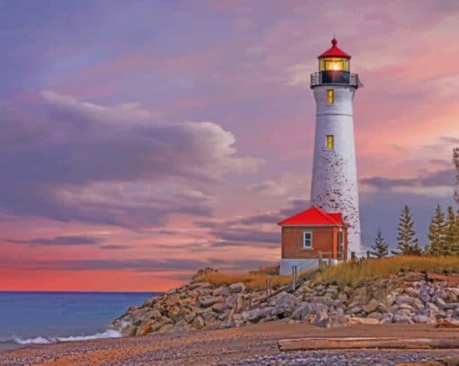 crisp-point-lighthouse-michigan-paint-by-numbers