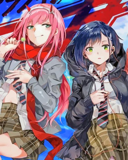 Zero Two And Ichigo