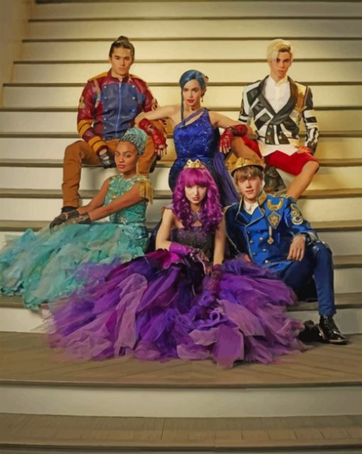 descendants-movie-paint-by-number
