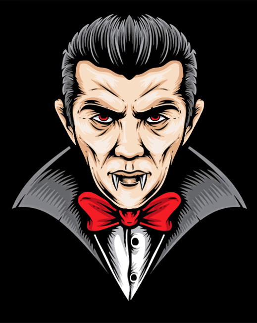 dracula-illustration-paint-by-numbers
