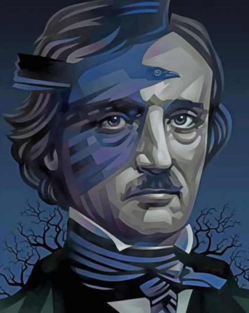 edgar-allan-poe-illustration-paint-by-number