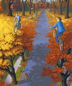 Autumn Rob Gonsalves paint by numbers