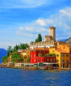 village-lake-garda-paint-by-numbers