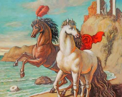 Avalli Con Aigrettes E Mercurio Paint by numbers