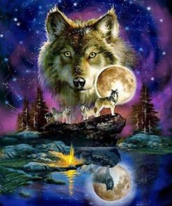 Beautiful-Wolf-And-Moon-DIY-Animals-Paint-By-Numbers-PBN-43831