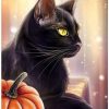 Black Cat paint by numbers