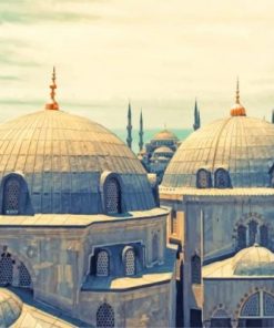 Blue Mosque In Istanbul paint by numbers