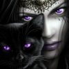 witch with a black cat paint by numbers