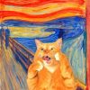 The Scream Cat Paint by numbers
