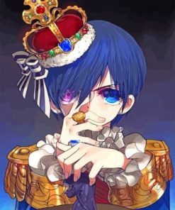 Ciel Phantomhive paint by numbers