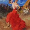 Flamenco Dancer Paint by numbers