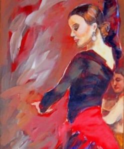 Flamenco Dancer Paint by numbers