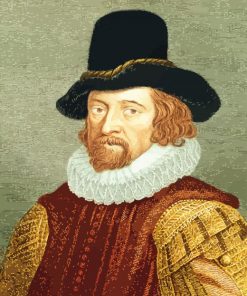 Francis Bacon Lord Verulam Paint by numbers