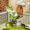 Frog Plays Golf Paint by numbers