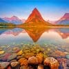Glacier National Park Montana Paint by numbers