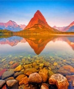 Glacier National Park Montana Paint by numbers