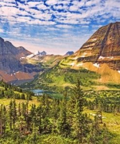 Glacier National Park Montana Paint by numbers