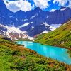 Glacier Park Montana Paint by numbers