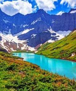 Glacier Park Montana Paint by numbers