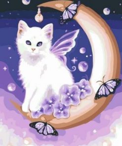Angel Cat paint by numbers
