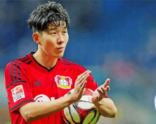 Heung Min Son Paint by numbers