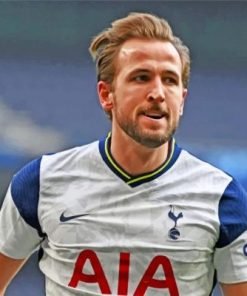 Harry Kane Tottenham Paint by numbers